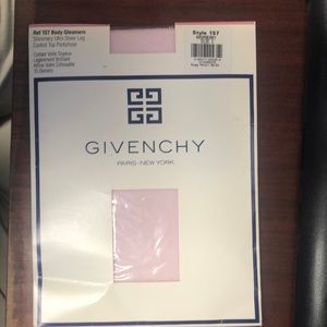 Vintage Givenchy control top pantyhose. Size C.  Raspberry color.